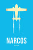 Narcos - Netflix TV Show Minimalist Poster Fan Art - Canvas Prints