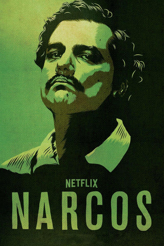 Narcos - Pablo Escobar - Netflix TV Show Poster Fan Art - Posters by Tallenge Store