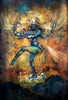 Natraj Lord Shiva - Indian Religious Painting - Canvas Prints