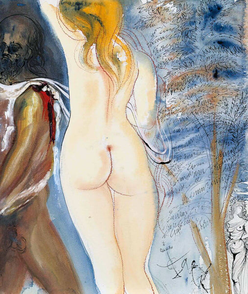 Nausicaa, circa 1970(Nausicaa, alrededor de 1970) - Salvador Dali Painting - Surrealism Art - Canvas Prints