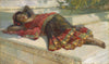 Nautch Girl Resting - Art Prints