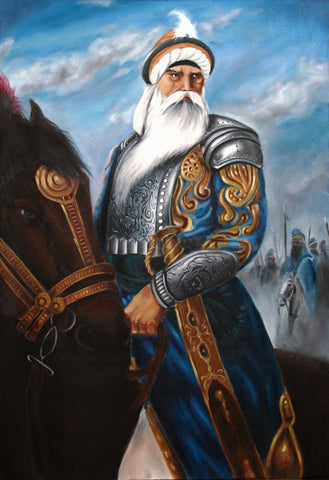 Nawab Kapur Singh - Indian Royalty Painting - Canvas Prints