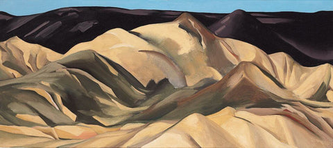 Near Abiquiu, New Mexico - Georgia O Keeffe - Canvas Prints