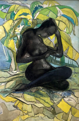 Negritude - Ben Enwonwu - Modern and Contemporary African Art Painting - Canvas Prints