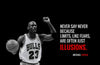 Never Say Never - Michael Jordan - Spirit Of Sports - Posters