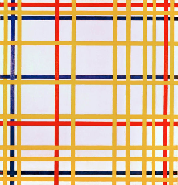 New York City 1942 - Piet Mondrian - Canvas Prints