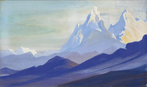 Himalayas - Nicholas Roerich Painting – Landscape Art - Large Art Prints by Nicholas Roerich