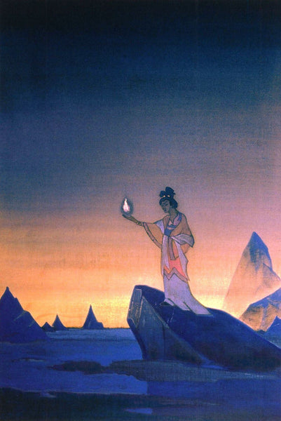 Agni Yoga - Nicholas Roerich Painting – Landscape Art - Life Size Posters