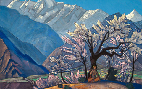 Krishna (Spring in Kulu), 1930 by Nicholas Roerich