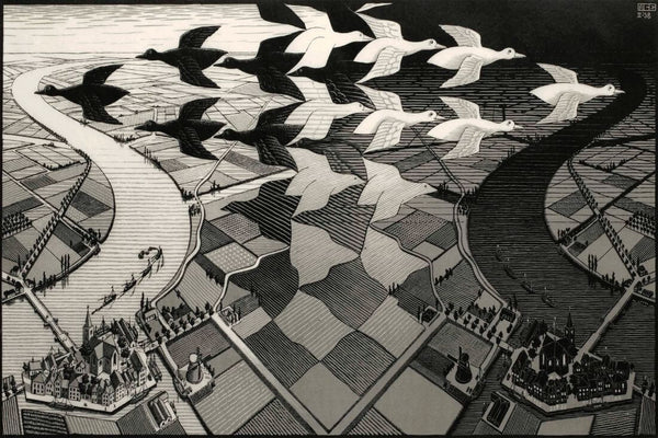 Night And Day - Escher - Life Size Posters