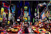 Night Lights At Times Square - Framed Prints