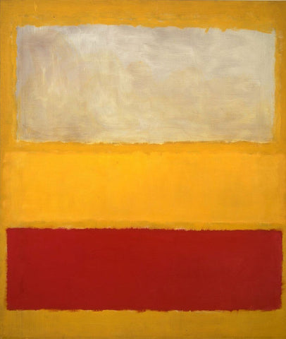 No 13 (White, Red on Yellow) - Mark Rothko - Colour Field Painting - Canvas Prints