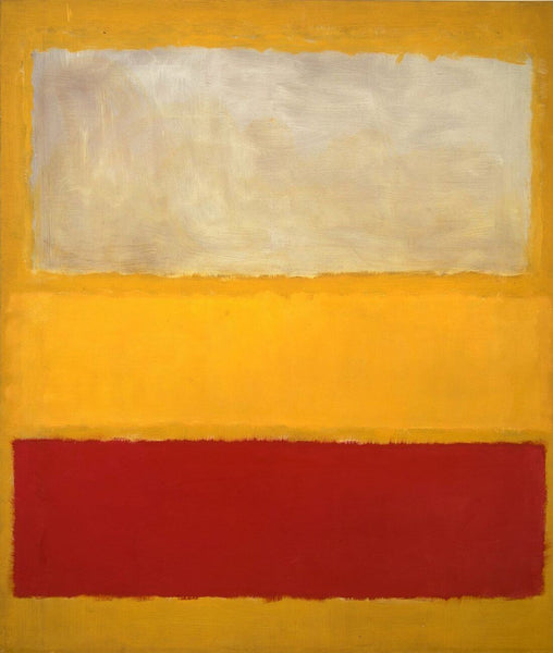 No 13 (White, Red on Yellow) - Mark Rothko - Colour Field Painting - Framed Prints
