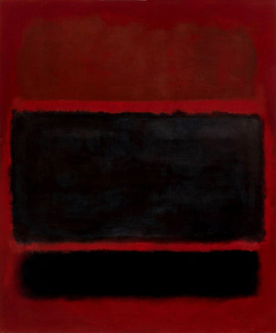 No 20 Black Brown on Maroon 1957 - Mark Rothko - Color Field Painting - Canvas Prints