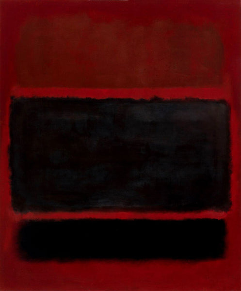 No 20 Black Brown on Maroon 1957 - Mark Rothko - Color Field Painting - Framed Prints