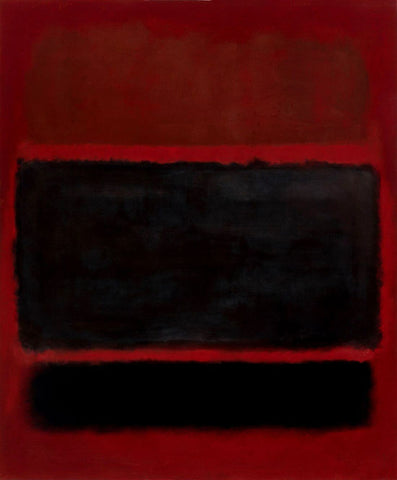 No 20 Black Brown on Maroon 1957 - Mark Rothko - Color Field Painting - Posters