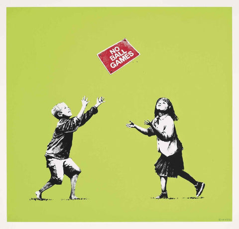 No Ball Games - Banksy - Framed Prints