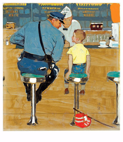 The Runaway by Norman Rockwell