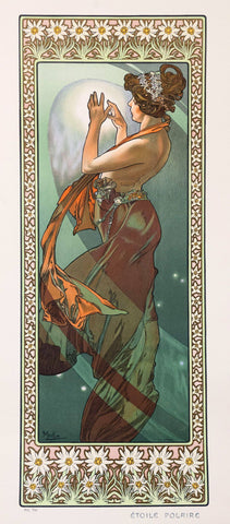 North Star (Etoile Polaire) - Alphonse Mucha - Art Nouveau Print - Large Art Prints