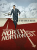 North by North West - Cary Grant - Alfred Hitchcock Classic Hollywood Vintage English Movie Poster - Canvas Prints
