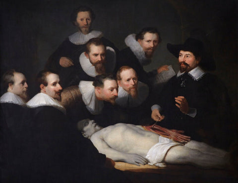 The Anatomy Lesson of Dr. Nicolaes Tulp - Posters by Rembrandt