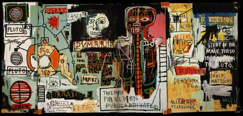 Notary - Jean-Michael Basquiat - Neo Expressionist Painting - Framed Prints