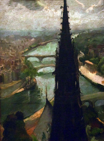 Notre Dame - Amrita Sher-Gil Painting by Amrita Sher-Gil