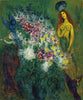 Nude To The Child (Nu à l'enfant) - Marc Chagall - Canvas Prints