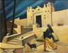 Nubian Woman And Goat - Husein Bicar Painting - Canvas Prints