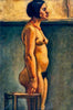 Nude Study - Amrita Sher-Gil - Indian Artist Painting - Art Prints