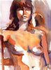 Nude Study #1 - Canvas Prints