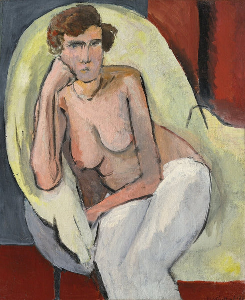 Nude reclining (Nu accoudé) – Henri Matisse Painting - Art Prints
