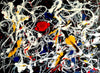 Number 15 - Red, Gray, White, Yellow - Jackson Pollock - Abstract Expressionism Painting - Life Size Posters