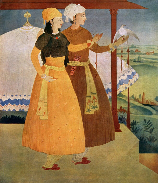 Nur Jahan And Jahangeer - Canvas Prints