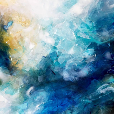 Ocean Dreams - Abstract Painting - Art Prints by Judy