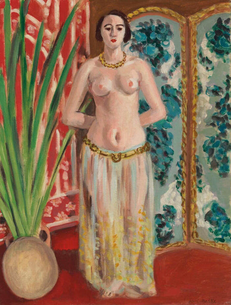 Odalisque With Hands Behind Her Back (Odalisque mains dans le dos) - Henri Matisse - Large Art Prints