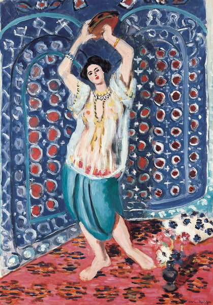 Odalisque with Tambourine - Henri Matisse - Art Prints