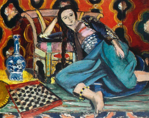 Odalisque with a Turkish Chair - Henri Matisse - Posters by Henri Matisse