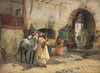 Off For A Ride In Constantine Algeria - Frederick Arthur Bridgman - Orientalist Art Painting - Framed Prints