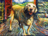 Oil Painting Of A Dog - Posters