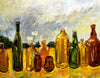 Oil Painting Of Glass Bottles - Posters