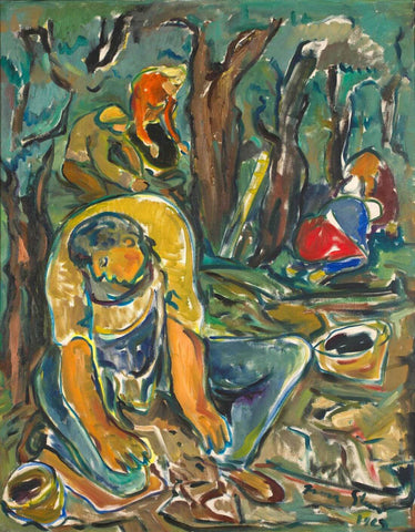 Olive Pickers - Irma Stern by Irma Stern