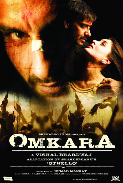 Omkara - Saif Ali Khan - Bollywood Cult Classic Hindi Movie Poster - Canvas Prints