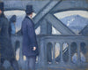 On the Pont de l’Europe (Le Pont de Leurope Esquisse) - Gustave Caillebotte - Impressionist Painting - Framed Prints