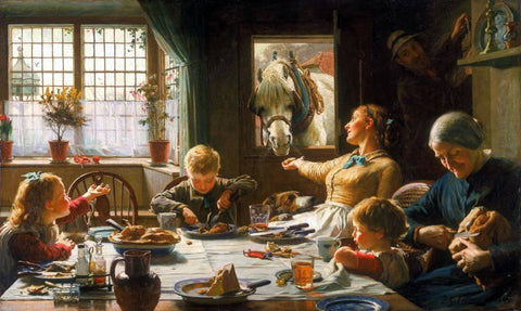 One Of The Family - Frederick George Cotman - Vintage Painting - Art Prints