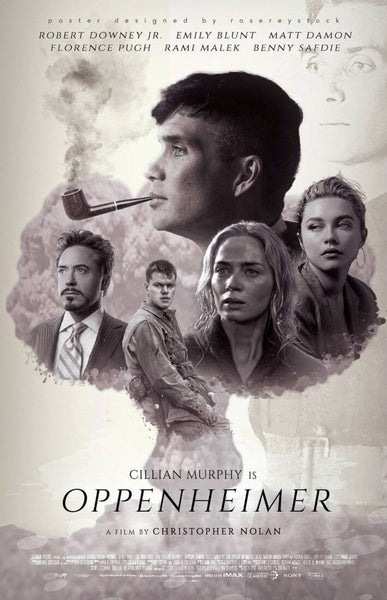 Oppenheimer - Cillian Murphy - Robert Downey - Christopher Nolan - Hollywood Movie Poster - Large Art Prints