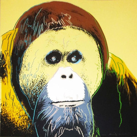 Orangutan - Large Art Prints by Andy Warhol