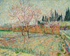 Orchard With Cypresses (Verger Avec Cyprès - Vincent van Gogh - Landscape Post Impressionist Painting - Canvas Prints