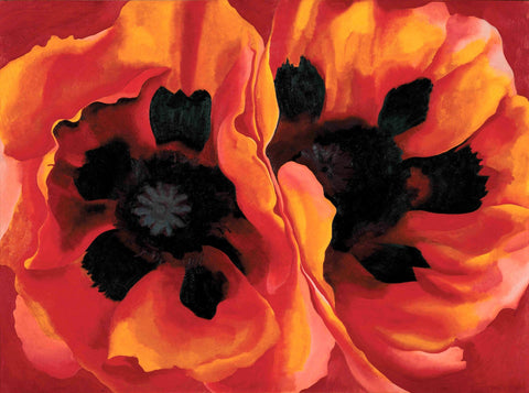 Oriental Poppies - Framed Prints by Georgia OKeeffe