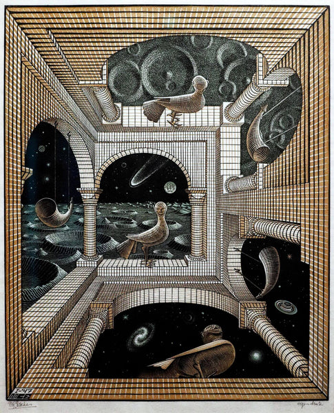 Other World - M C Escher - Framed Prints